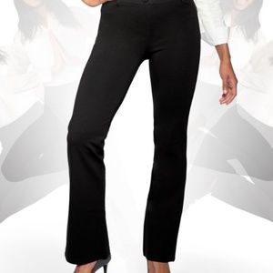 BLACK BOOT CUT DRESS PANT YOGA PANTS SIZE L